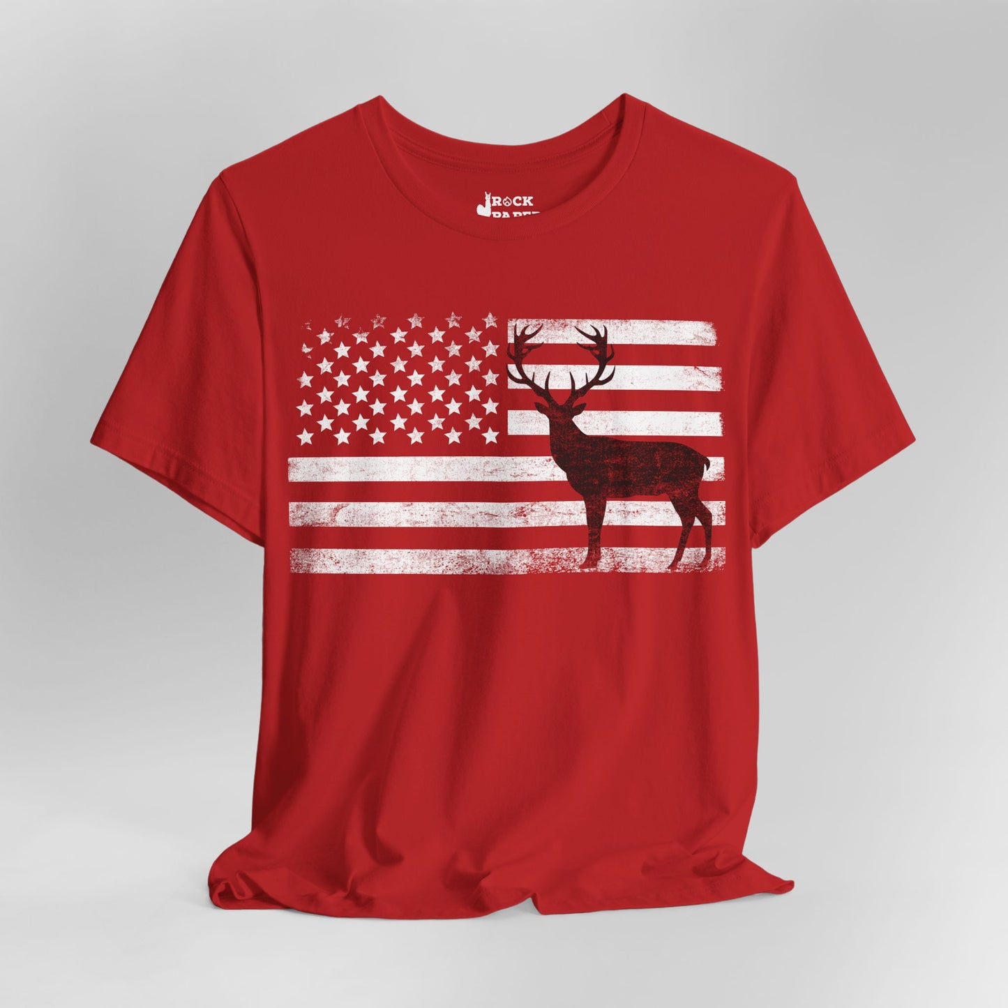 Big Buck American Flag T-Shirt