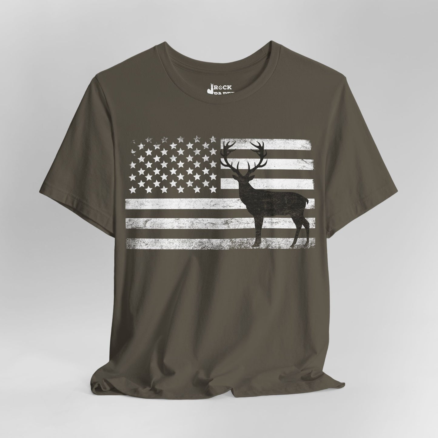 Big Buck American Flag T-Shirt