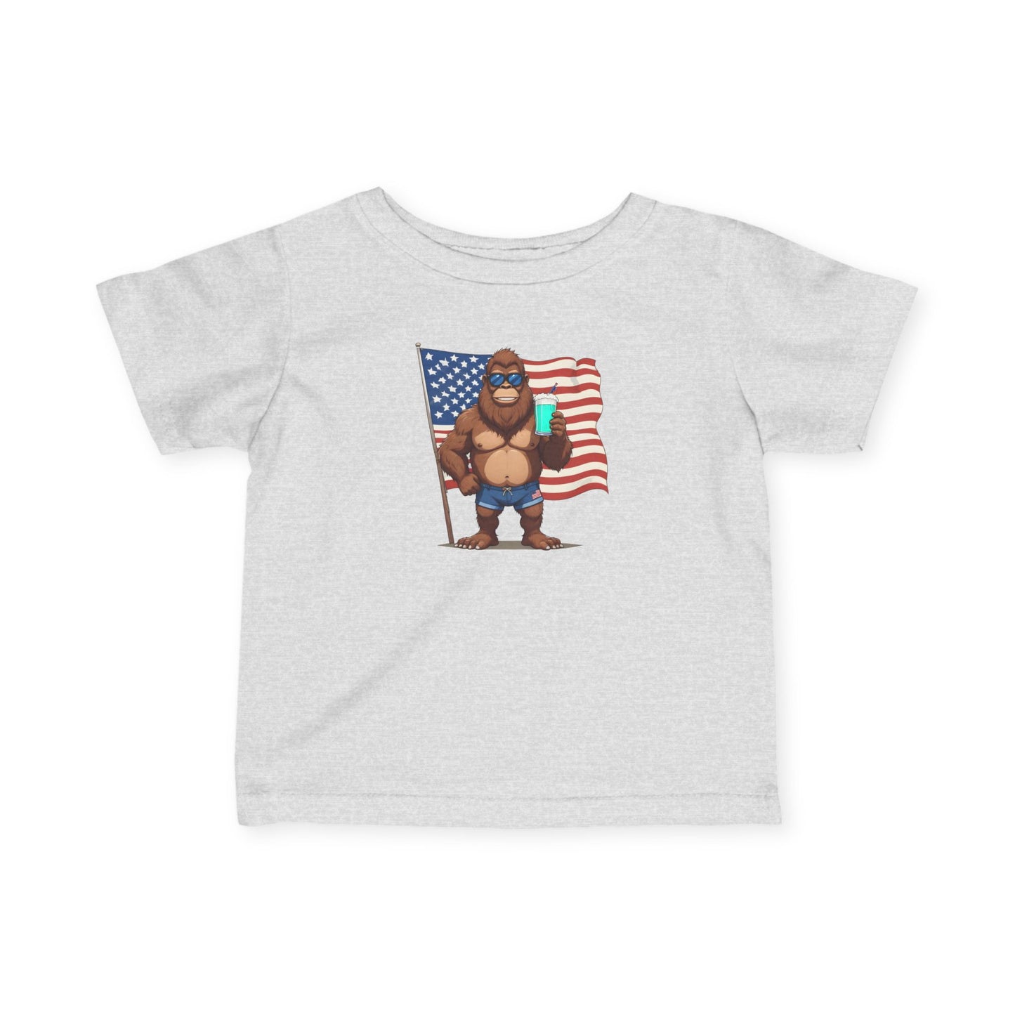 Lil Foot America Shirt (Infant/Toddler 6-24 Month)