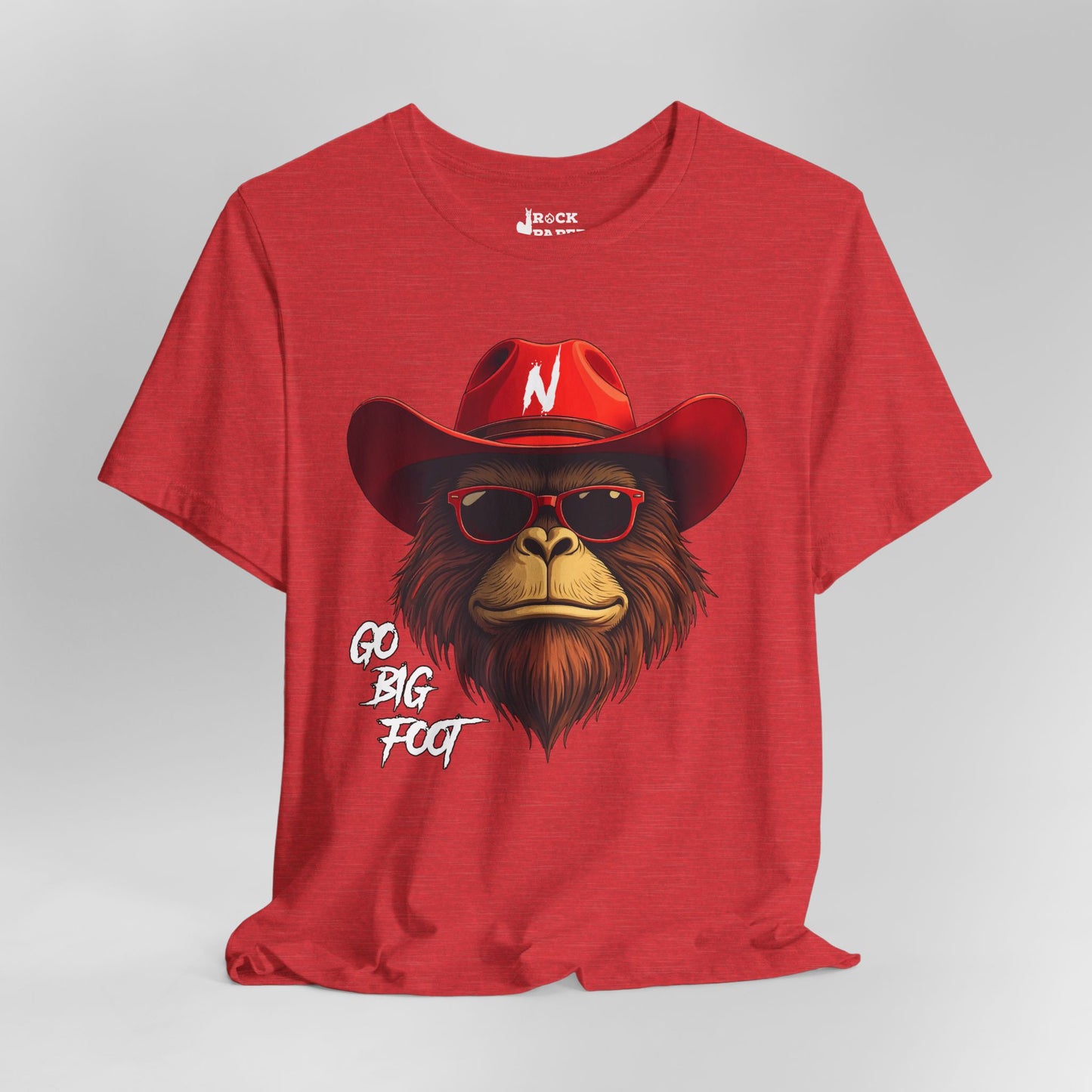 GO BIG FOOT T-Shirt - NCAA Husker Football