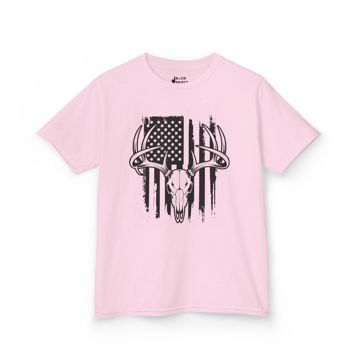 American Flag Deer Skull (Youth Ages 3-10)