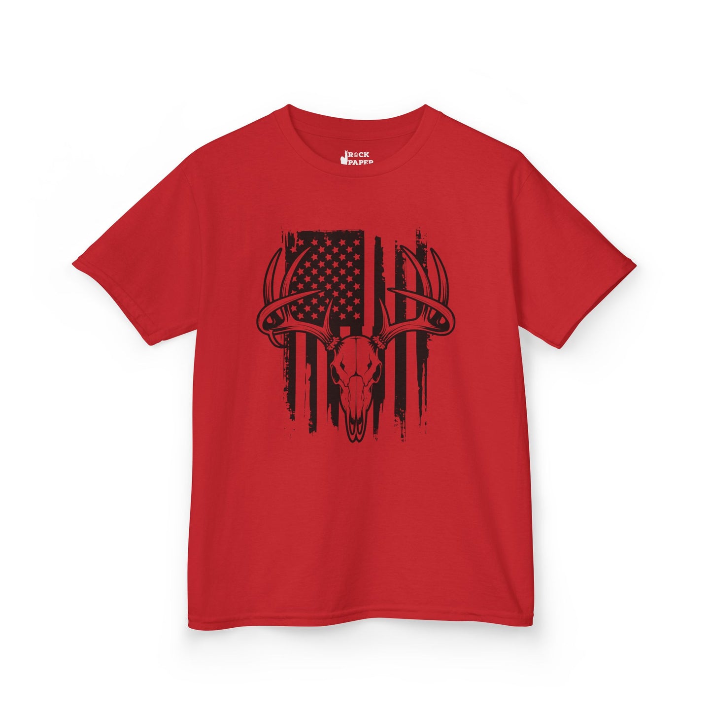 American Flag Deer Skull (Youth Ages 3-10)