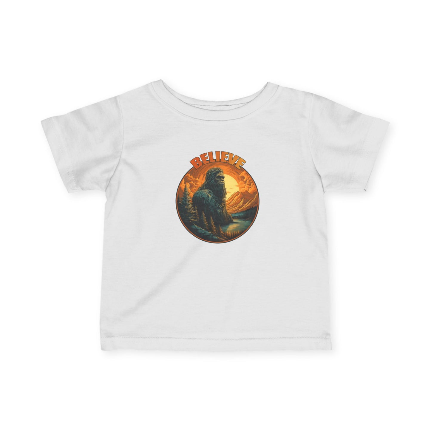 "Believe" Bigfoot T-Shirt (Infant/Toddler 6-24 Month)