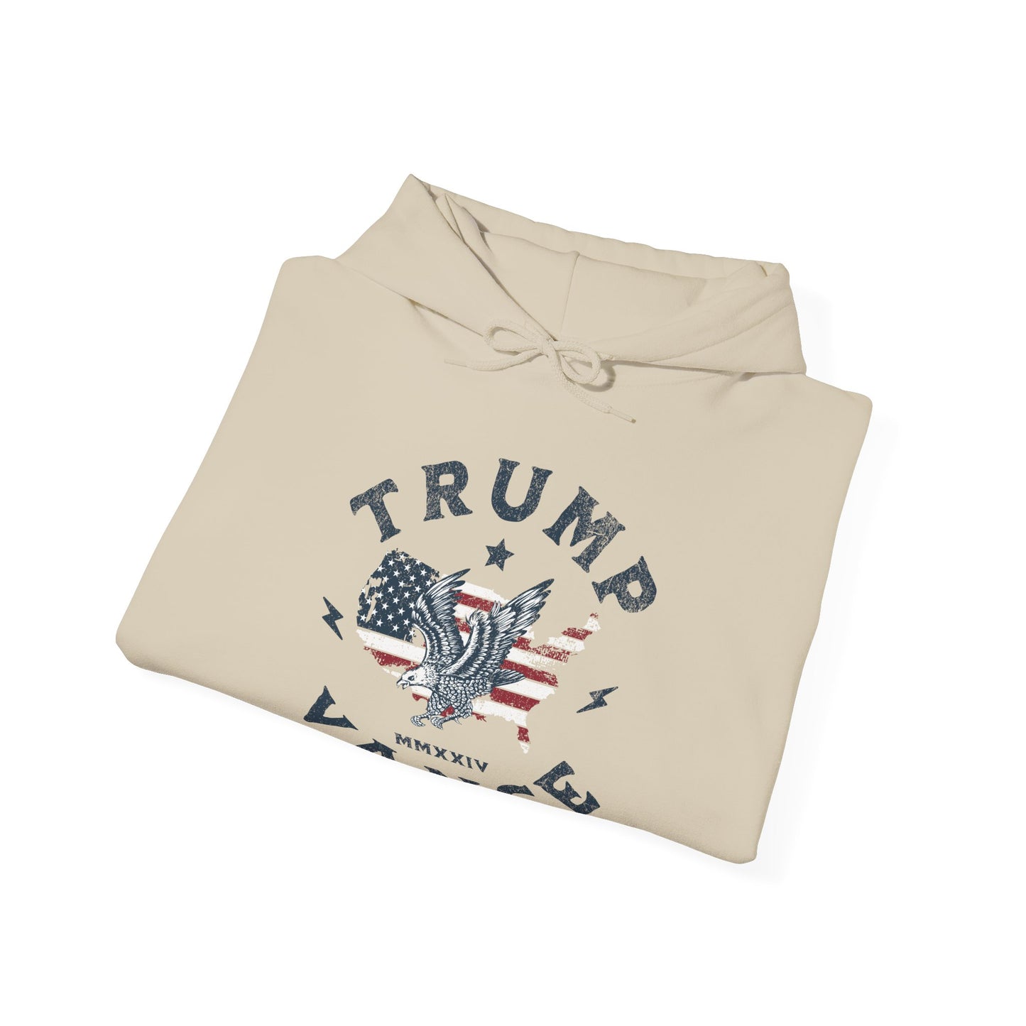 Vintage Trump + Vance Hooded Sweatshirt