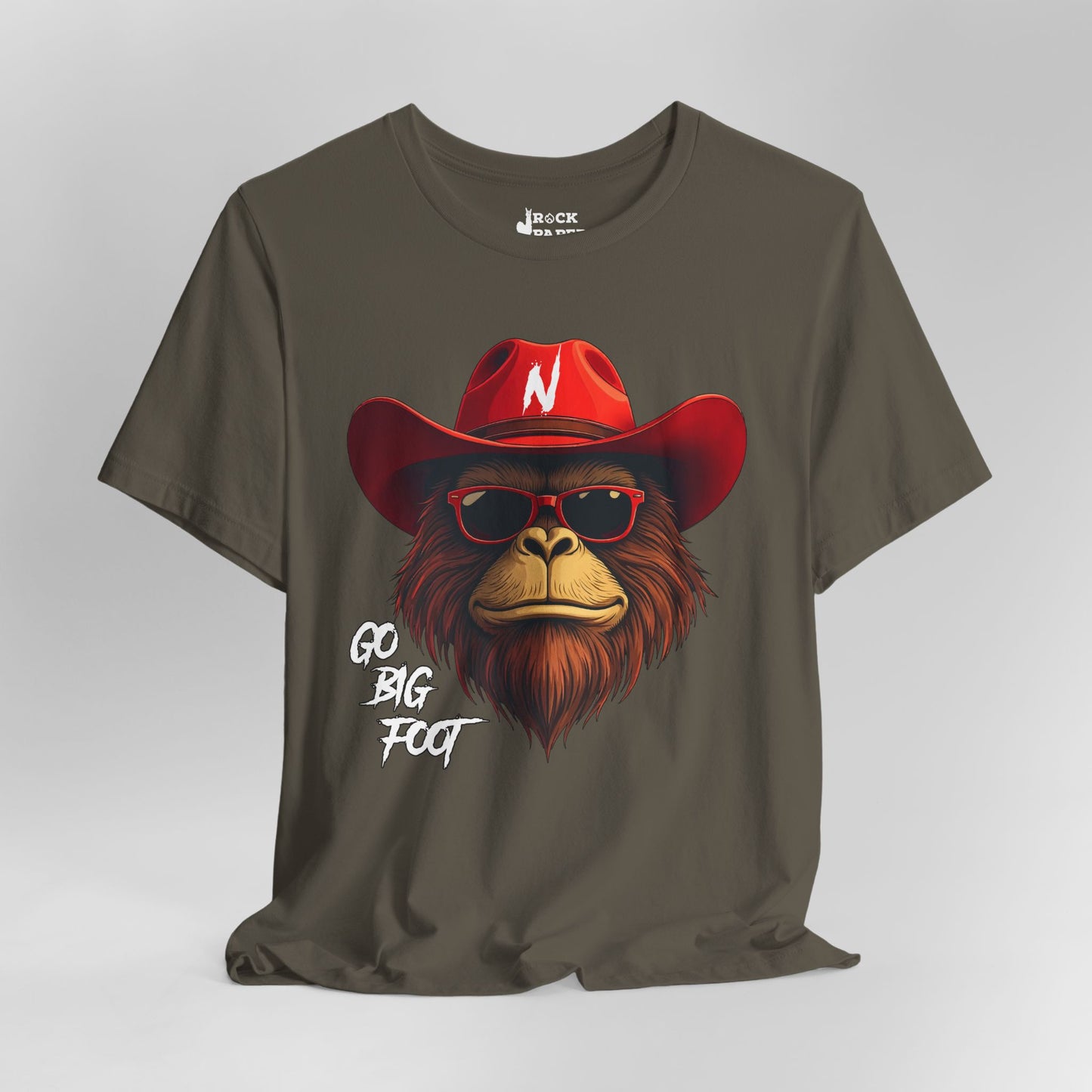 GO BIG FOOT T-Shirt - NCAA Husker Football
