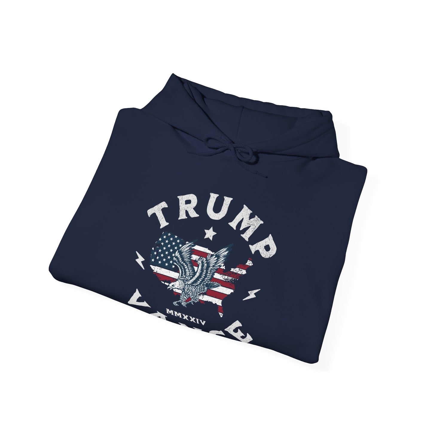 Vintage Trump + Vance Hooded Sweatshirt