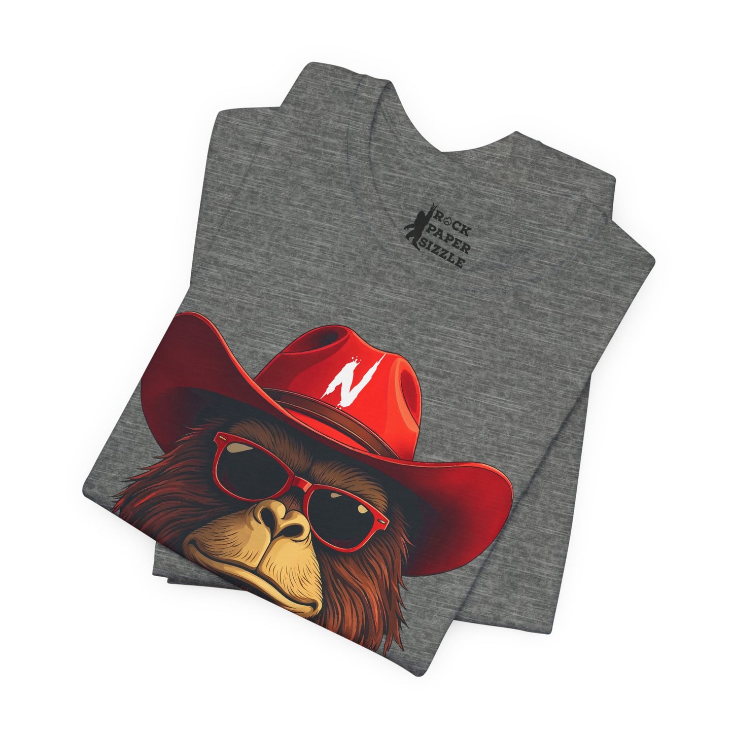 GO BIG FOOT T-Shirt - NCAA Husker Football