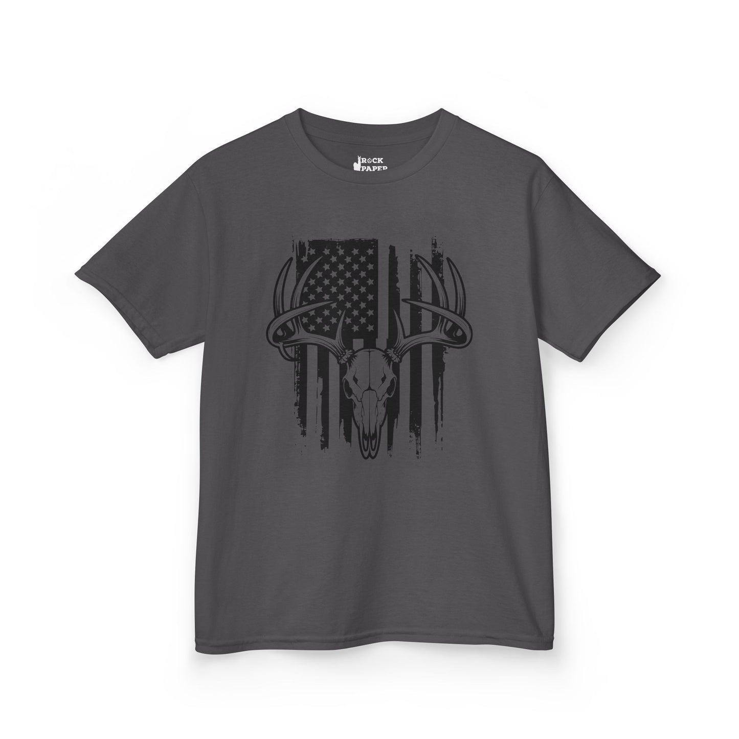 American Flag Deer Skull (Youth Ages 3-10)