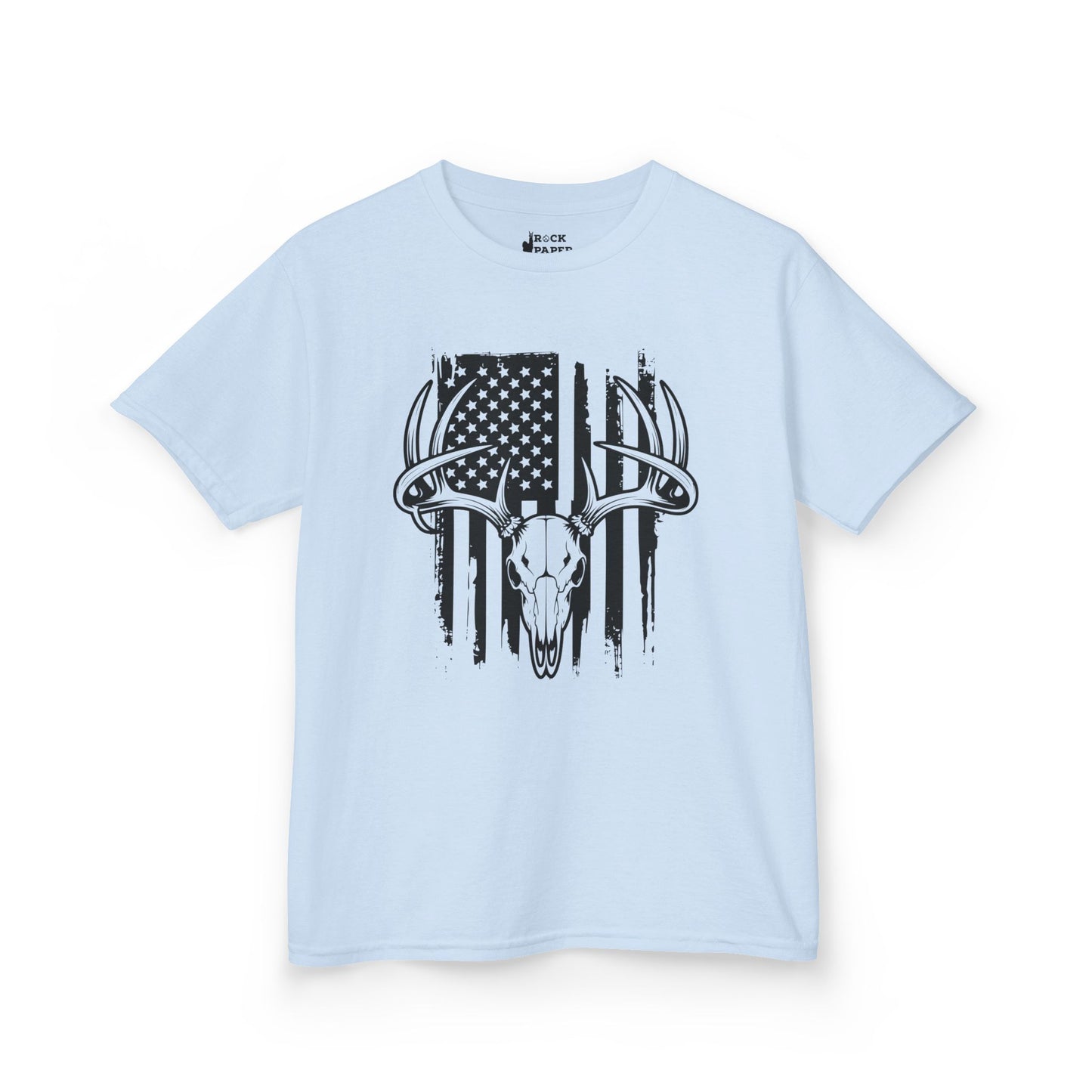 American Flag Deer Skull (Youth Ages 3-10)