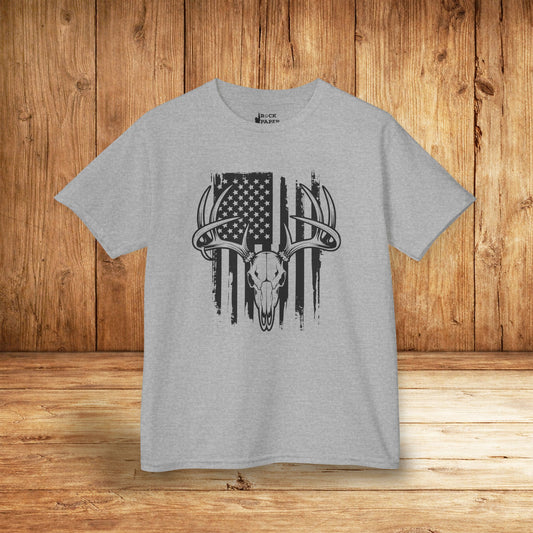 American Flag Deer Skull (Youth Ages 3-10)