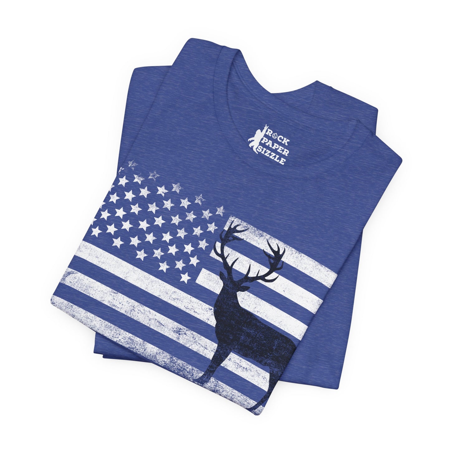Big Buck American Flag T-Shirt