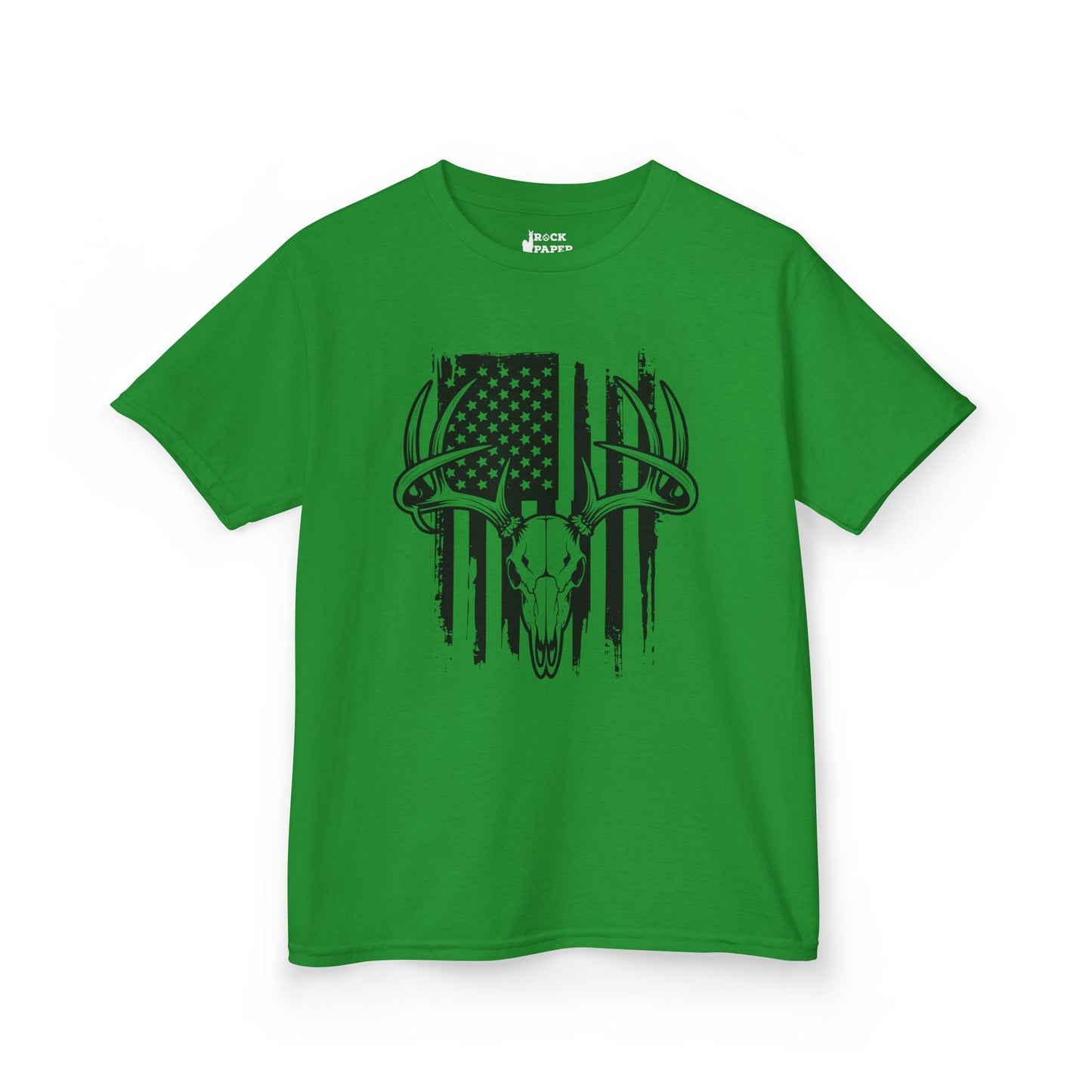 American Flag Deer Skull (Youth Ages 3-10)