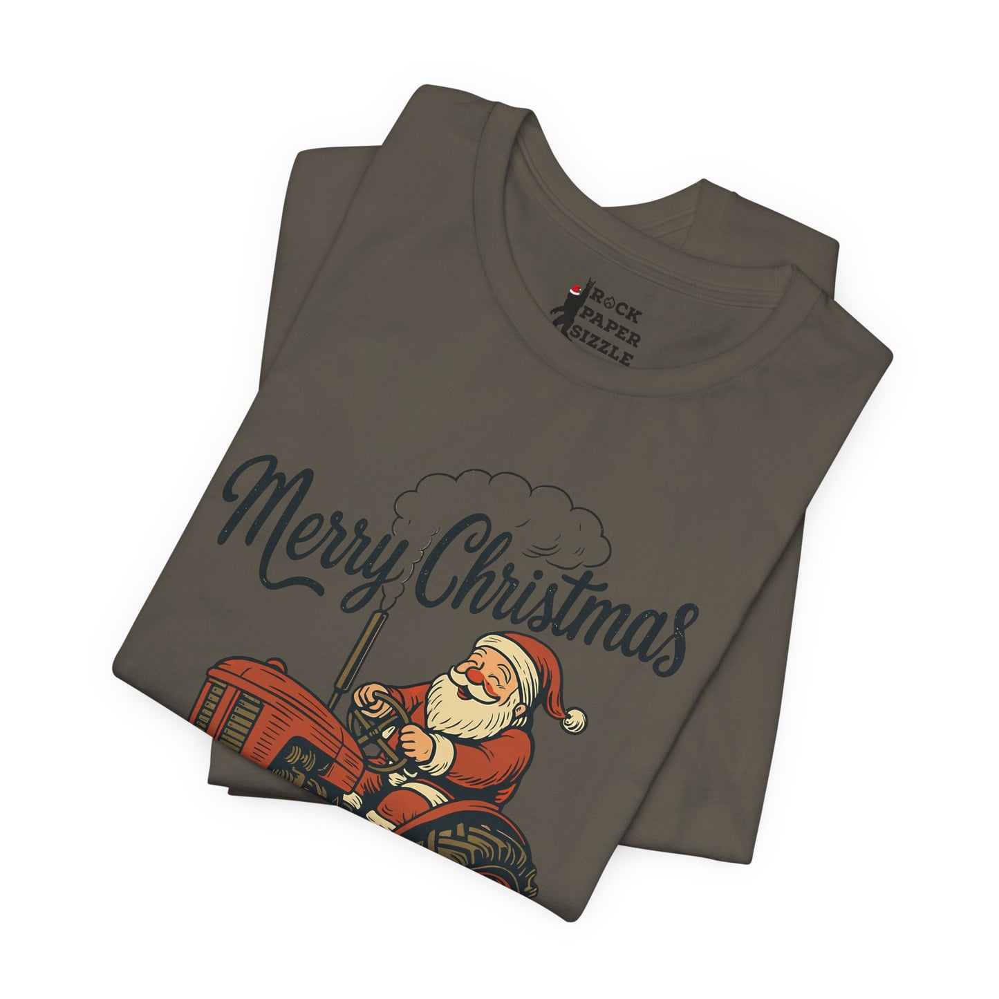 Santa's Merry Tractor Shirt