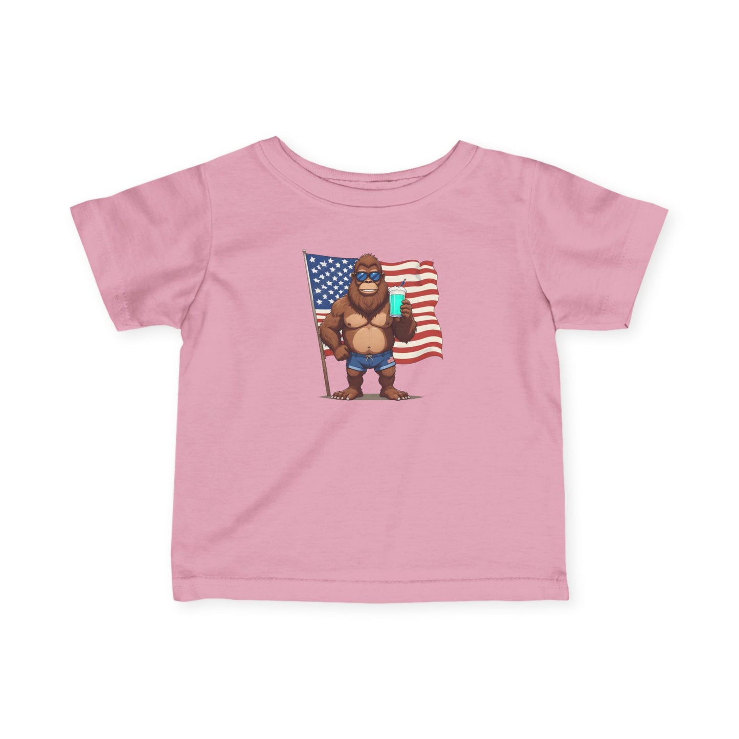 Lil Foot America Shirt (Infant/Toddler 6-24 Month)