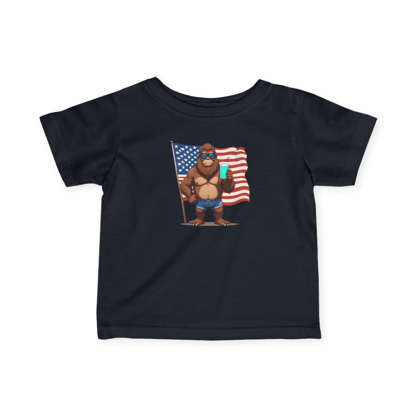 Lil Foot America Shirt (Infant/Toddler 6-24 Month)