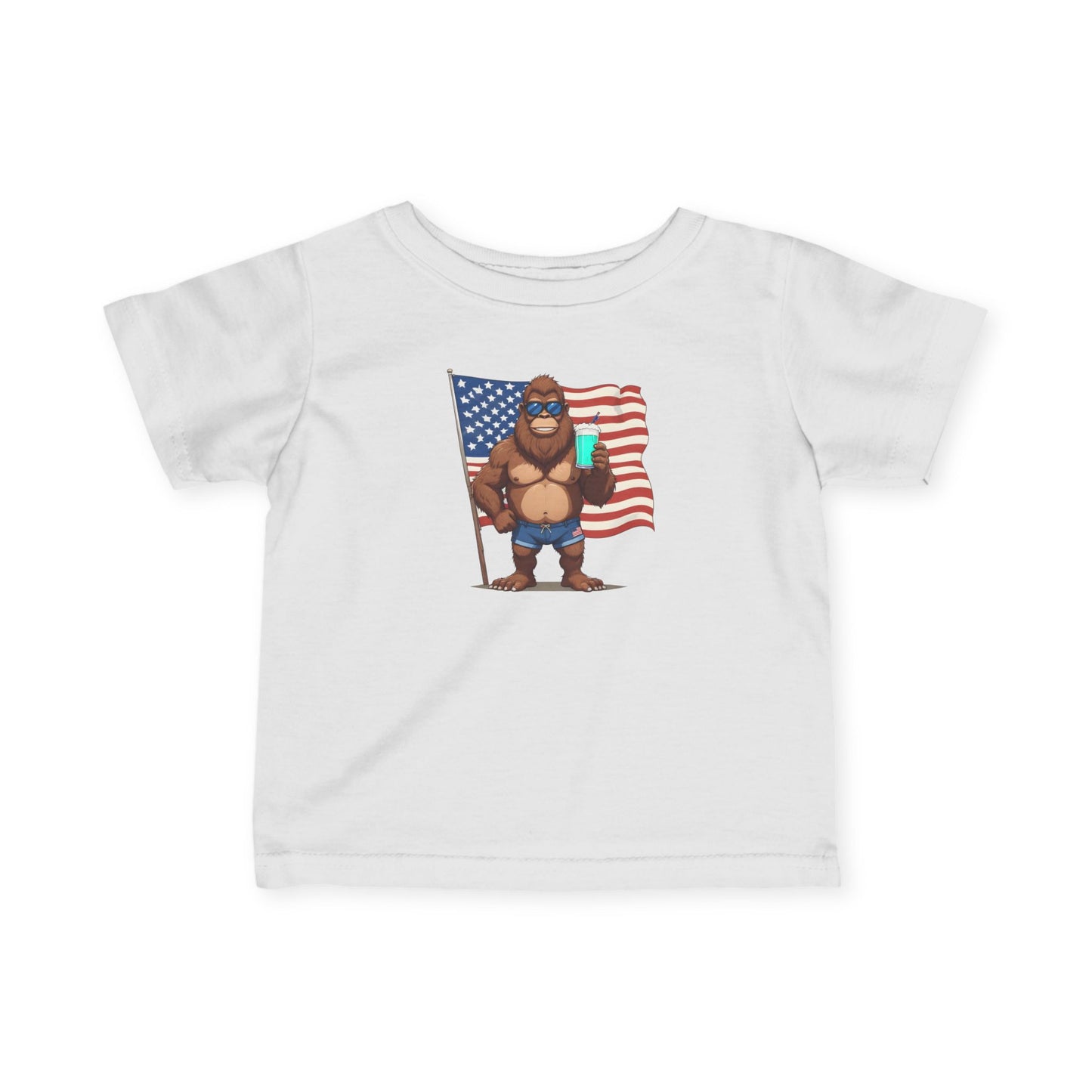 Lil Foot America Shirt (Infant/Toddler 6-24 Month)