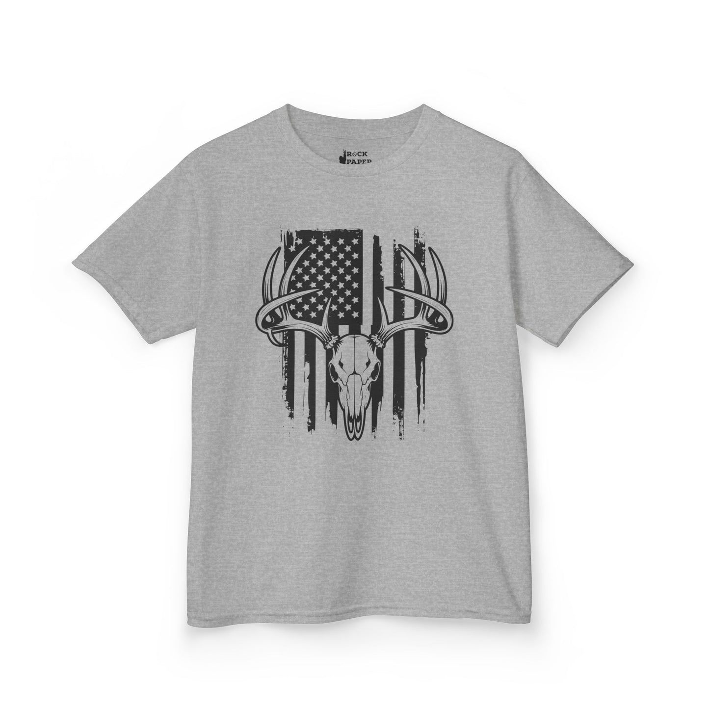 American Flag Deer Skull (Youth Ages 3-10)