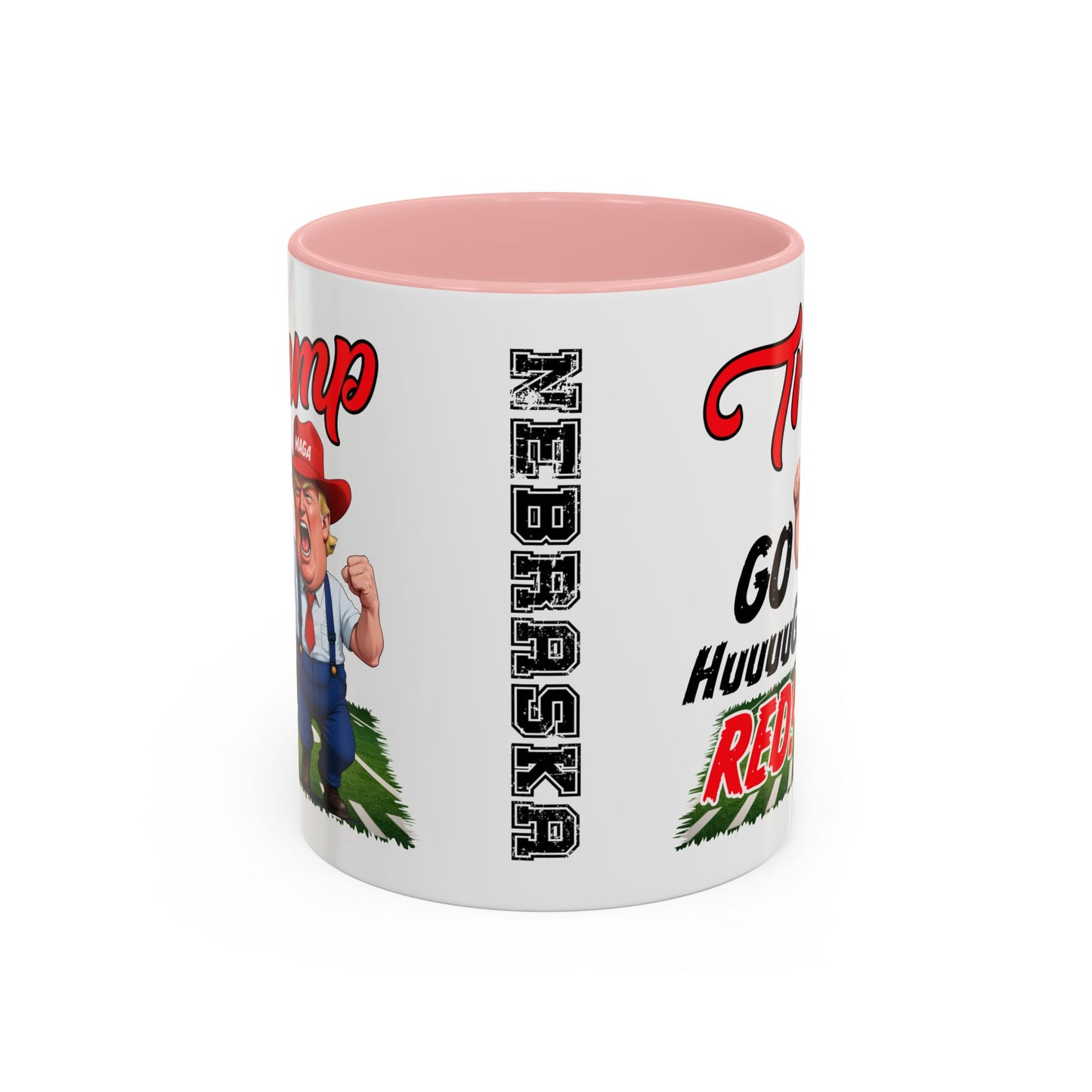 NE Go Huuuge Red Mug, 11oz