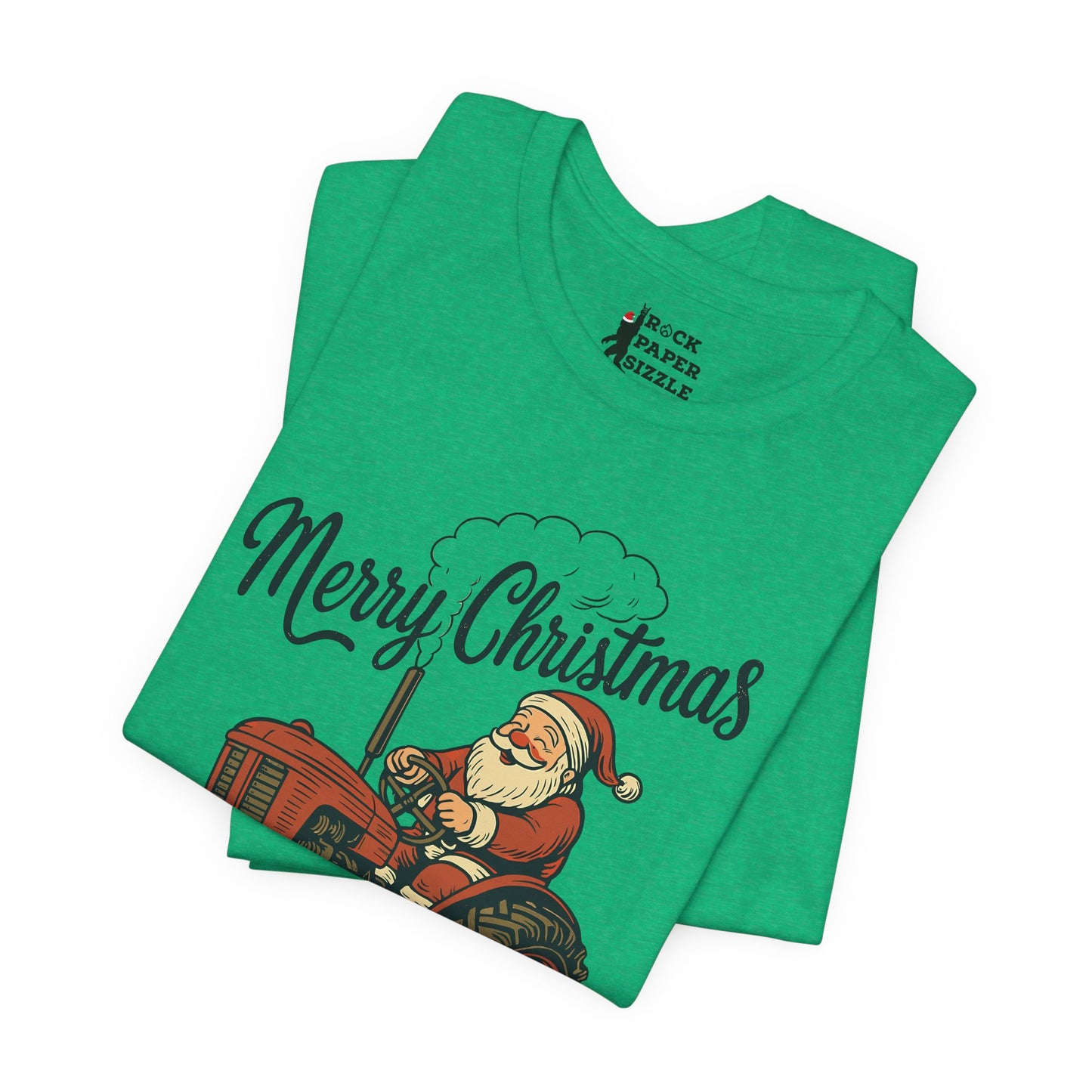 Santa's Merry Tractor Shirt