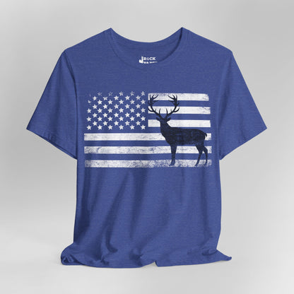 Big Buck American Flag T-Shirt