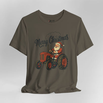 Santa's Merry Tractor Shirt