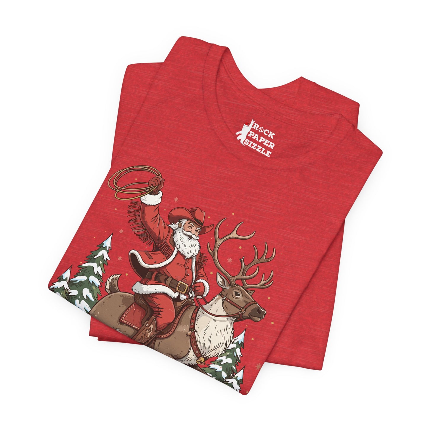 Western Christmas Cowboy Santa