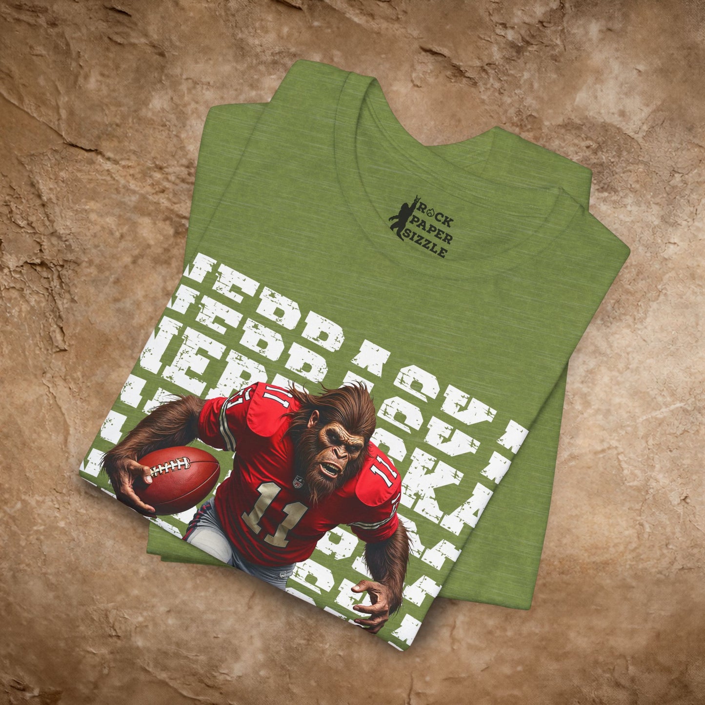 Bigfoot Nebraska Football T-Shirt