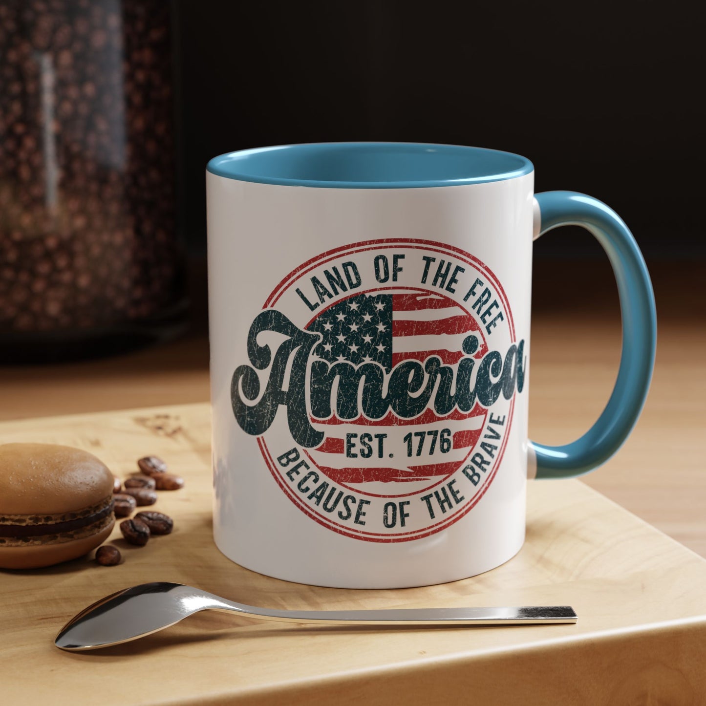 Vintage America Mug, 11oz