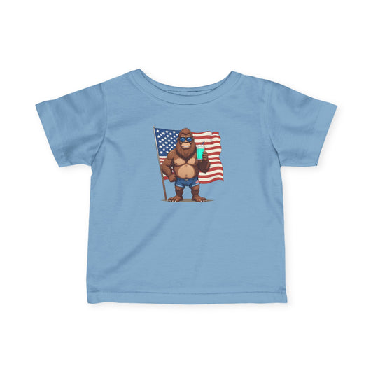 Lil Foot America Shirt (Infant/Toddler 6-24 Month)