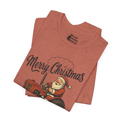 Santa's Merry Tractor Shirt
