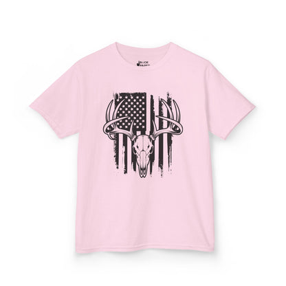 American Flag Deer Skull (Youth Ages 3-10)
