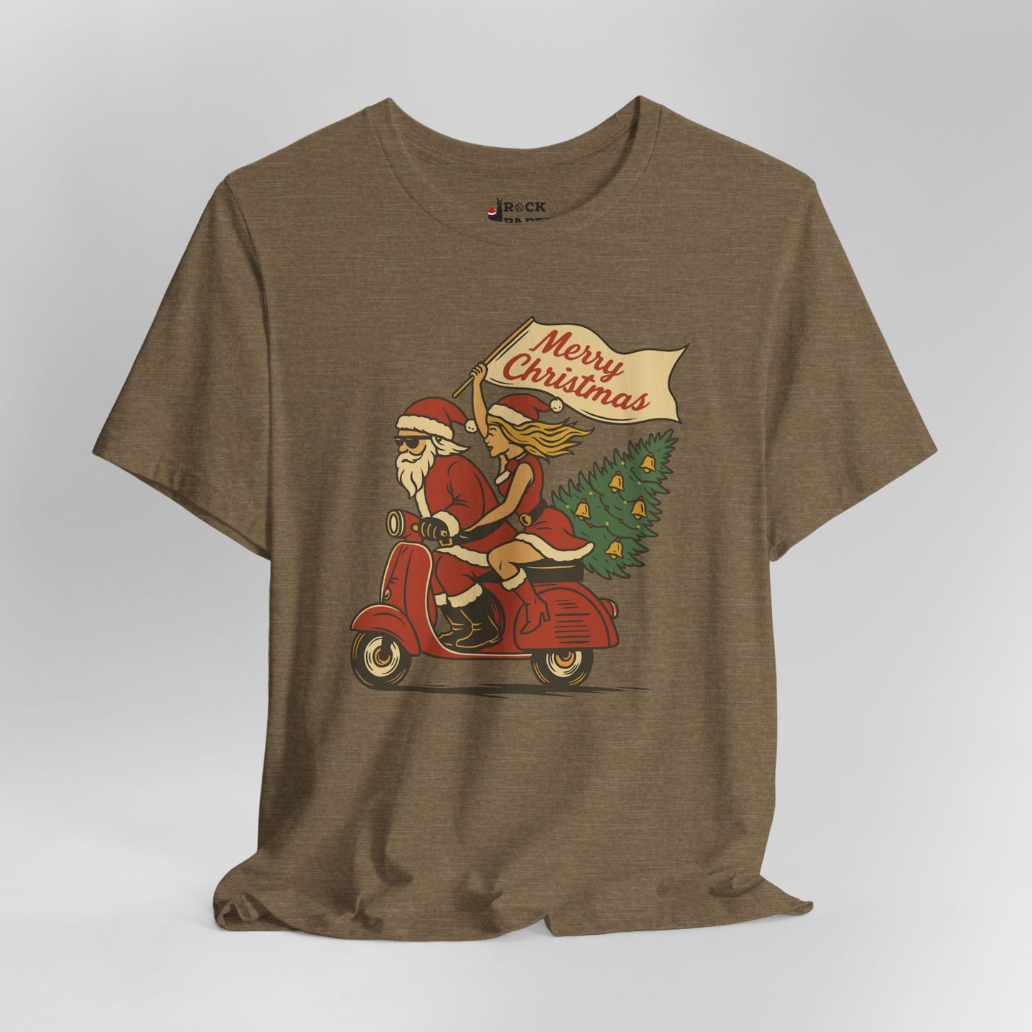 Vintage Santa Scooter Shirt