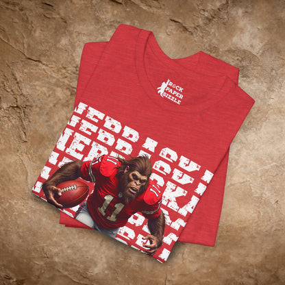 Bigfoot Nebraska Football T-Shirt
