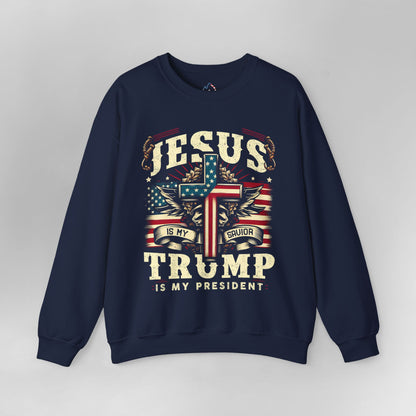 Jesus is my Savior Trump Sweatshirt