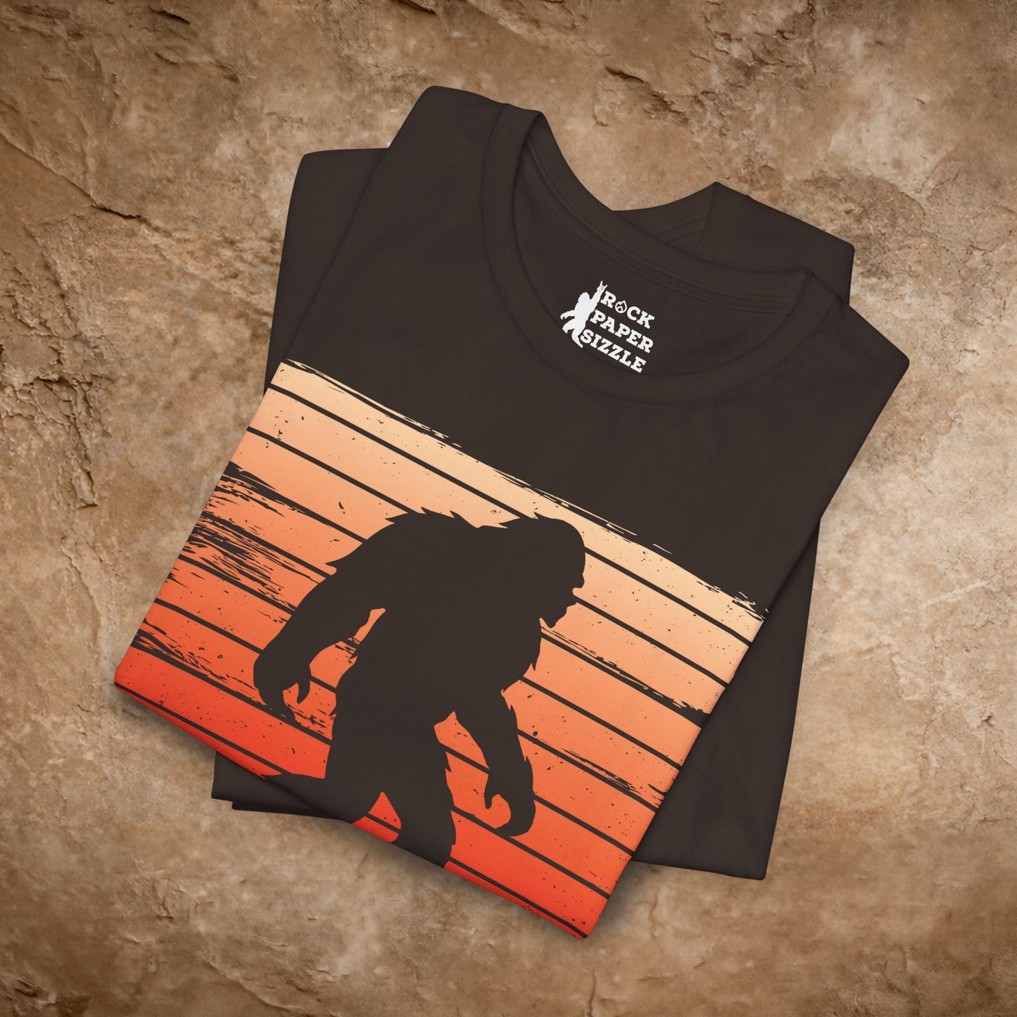 Retro Bigfoot Siloutte