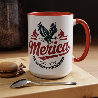 Vintage Merica Eagle Mug
