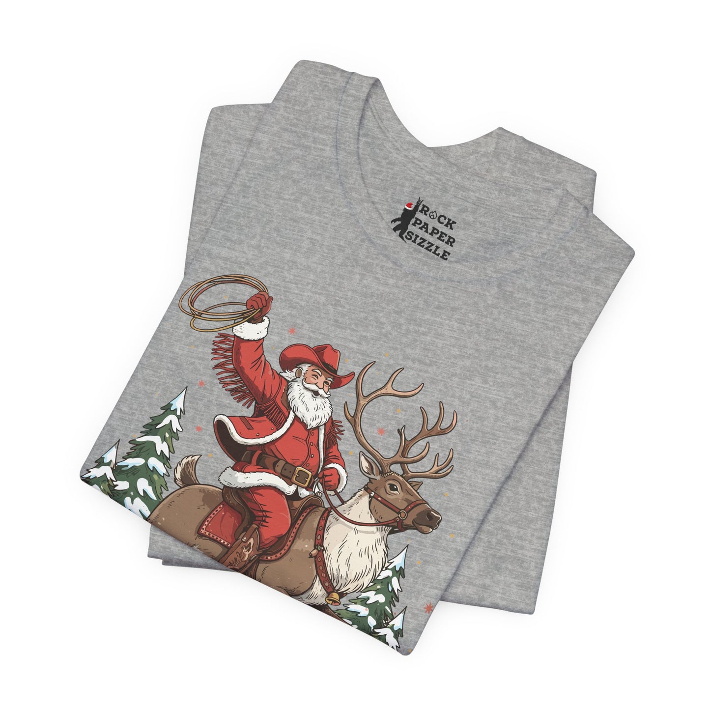 Western Christmas Cowboy Santa