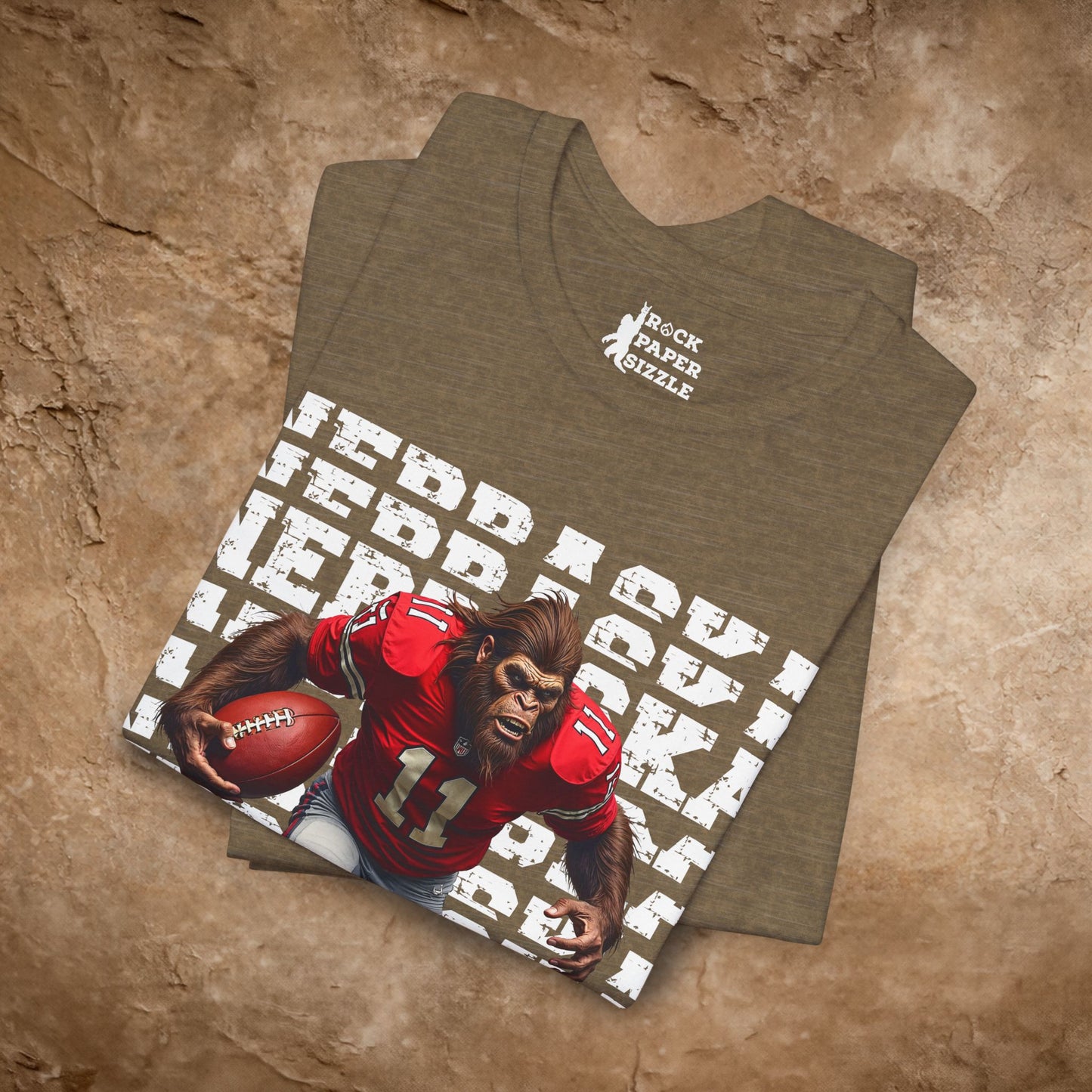Bigfoot Nebraska Football T-Shirt