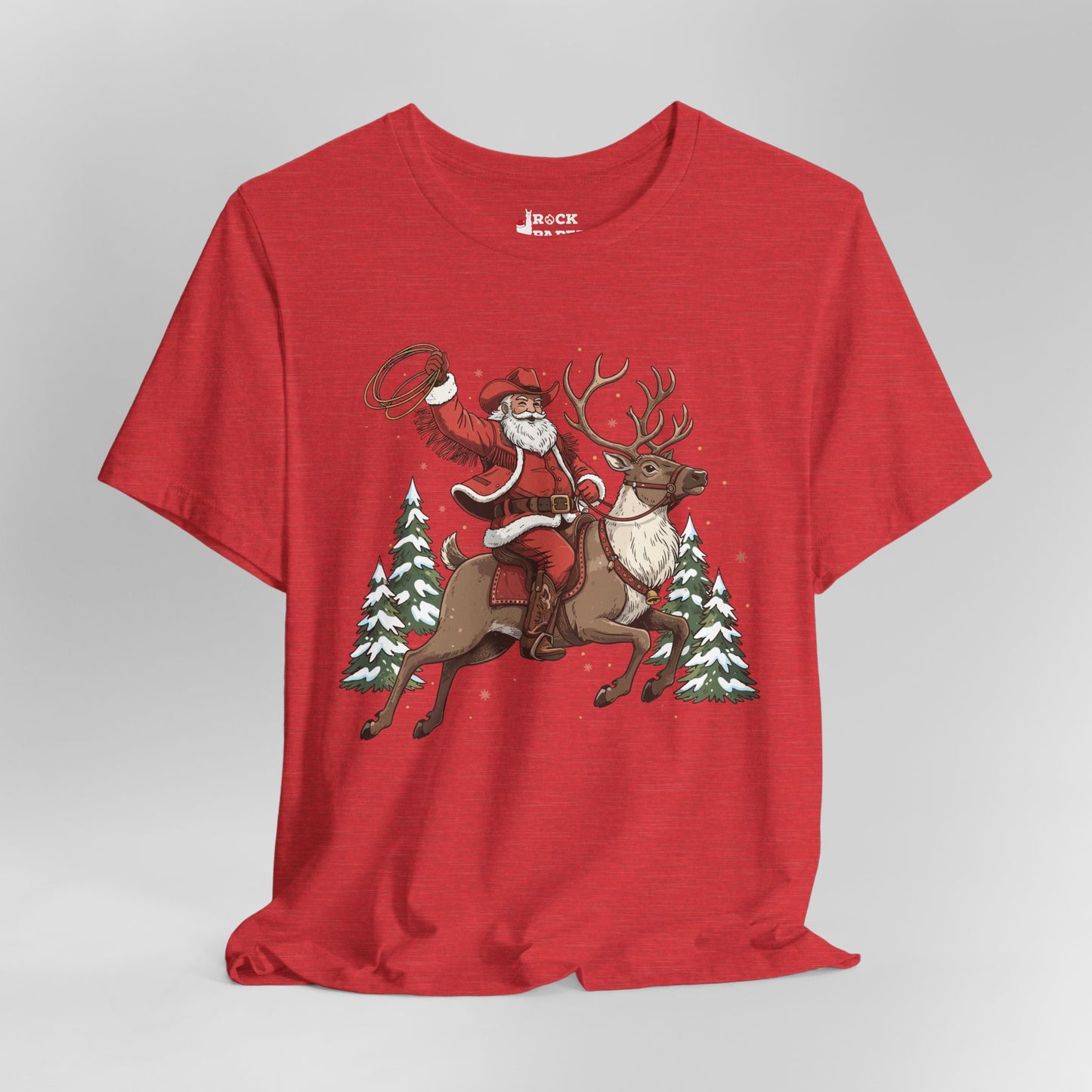 Western Christmas Cowboy Santa