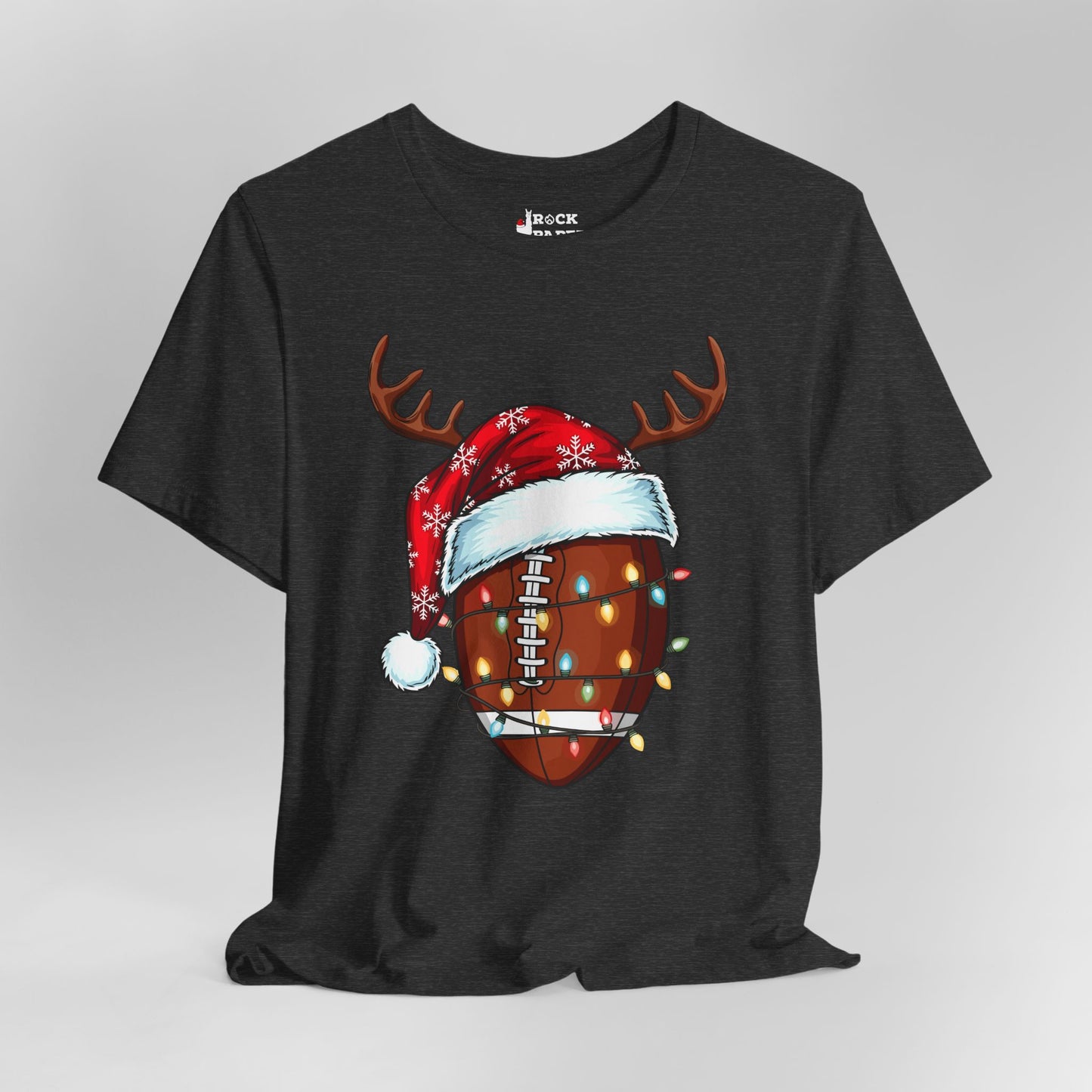 Xmas Football Reindeer T-Shirt