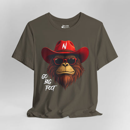 GO BIG FOOT T-Shirt - NCAA Husker Football