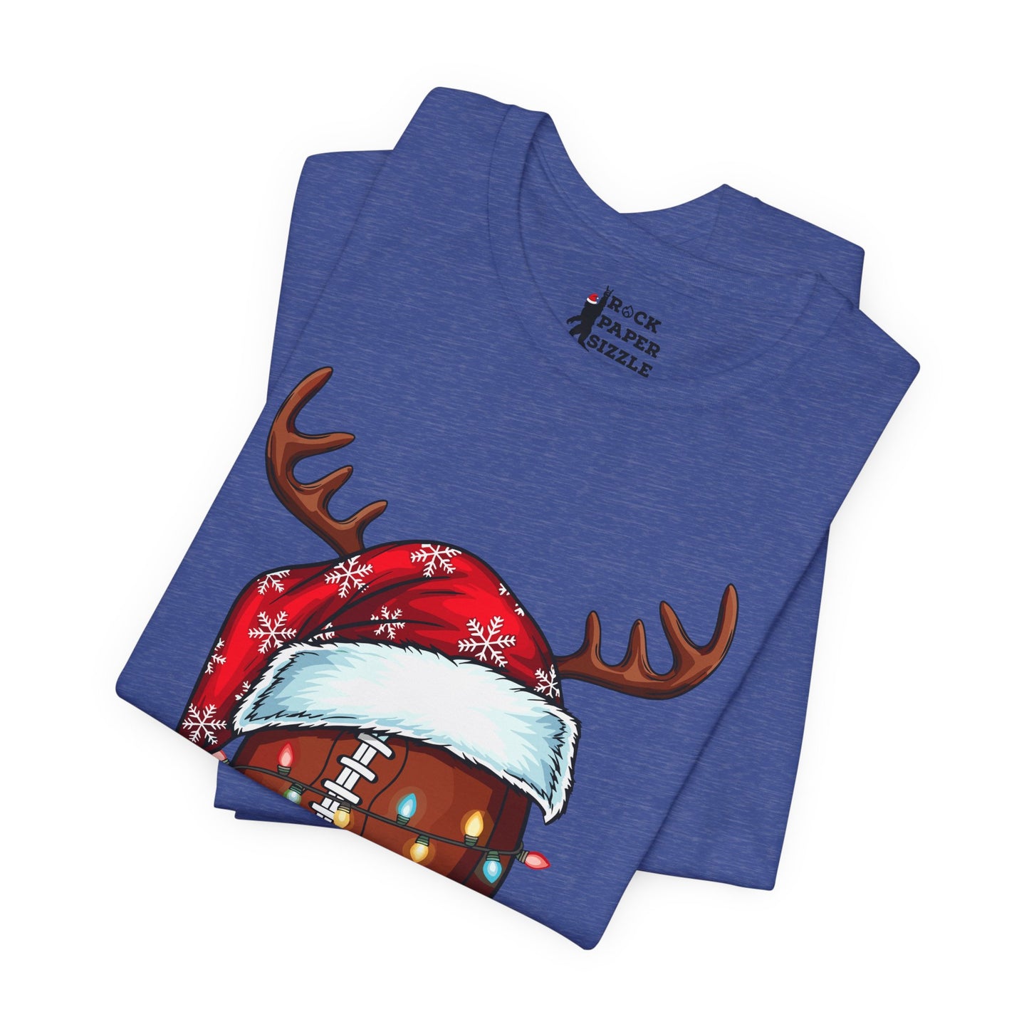 Xmas Football Reindeer T-Shirt