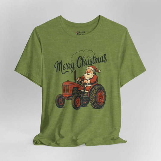 Santa's Merry Tractor Shirt