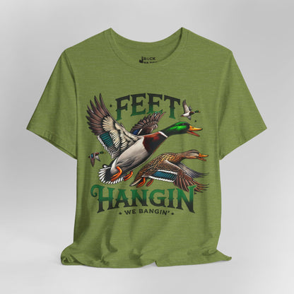 Feet Hangin We Bangin Duck Shirt