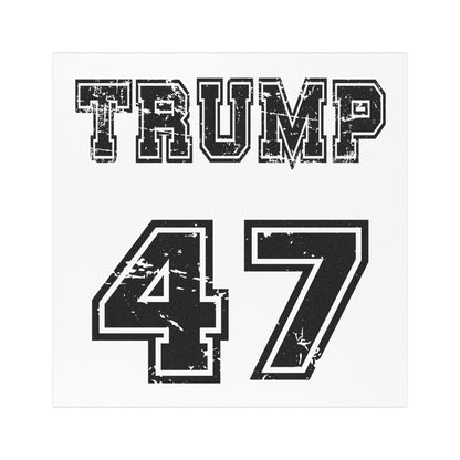 Car Magnet - Trump 47 White