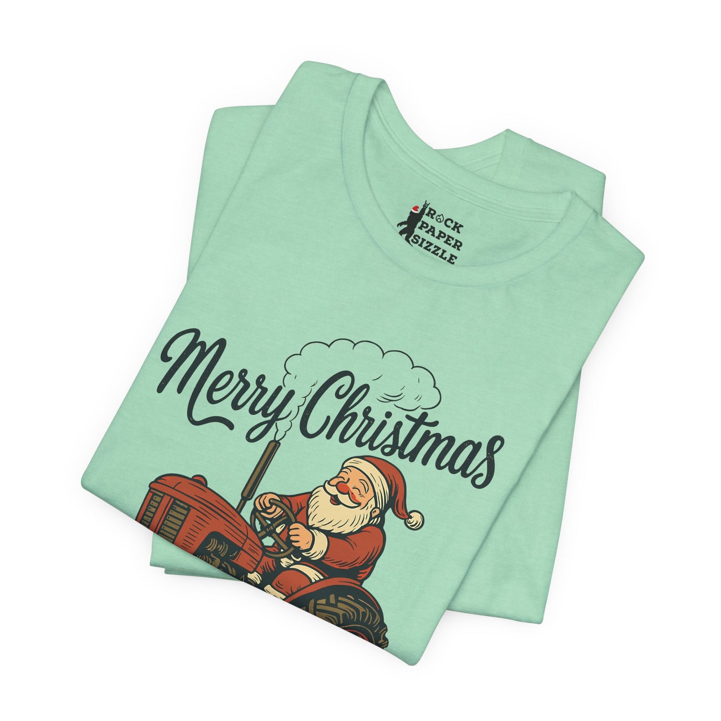 Santa's Merry Tractor Shirt