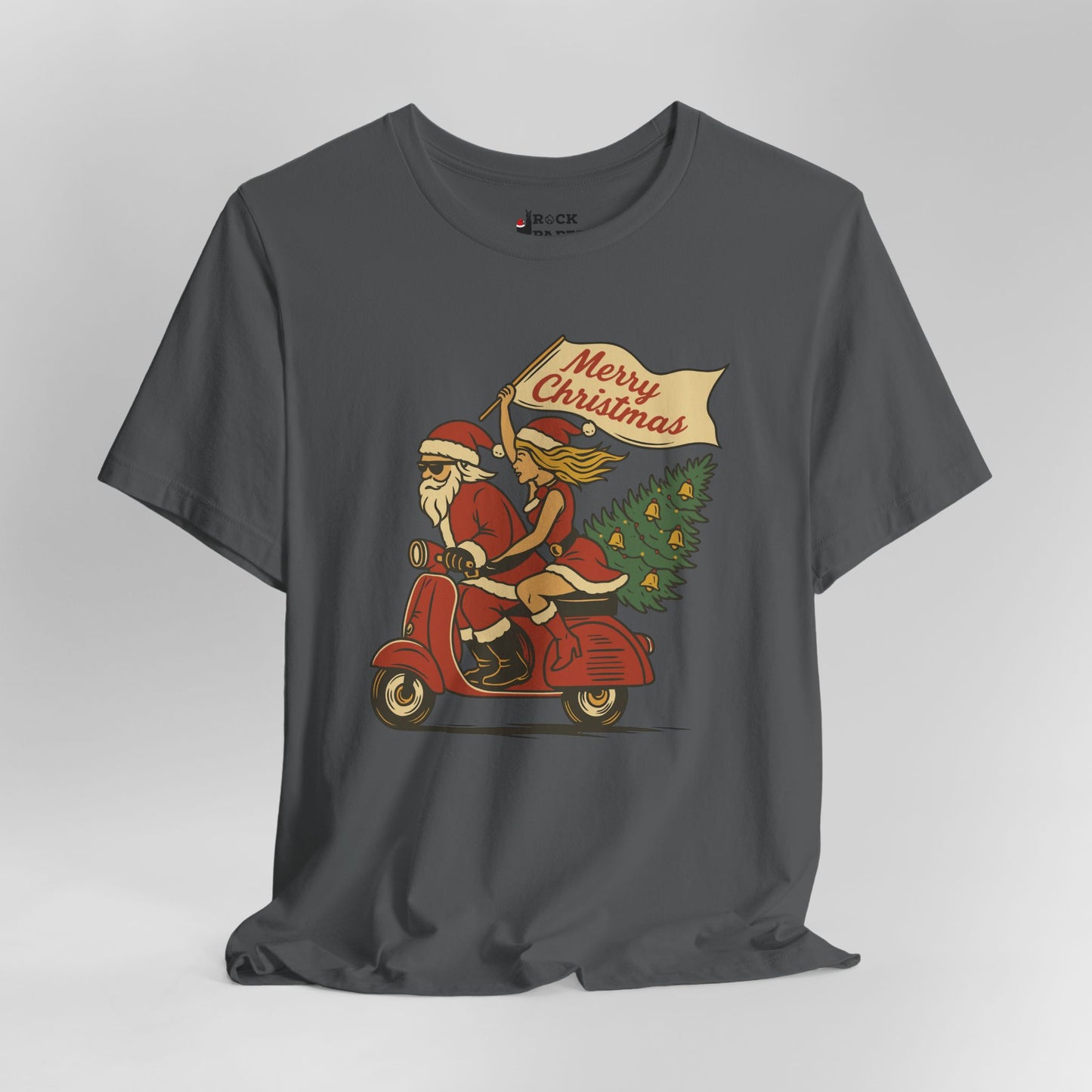 Vintage Santa Scooter Shirt