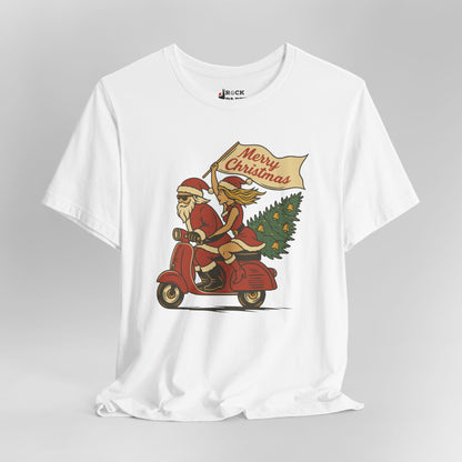 Vintage Santa Scooter Shirt