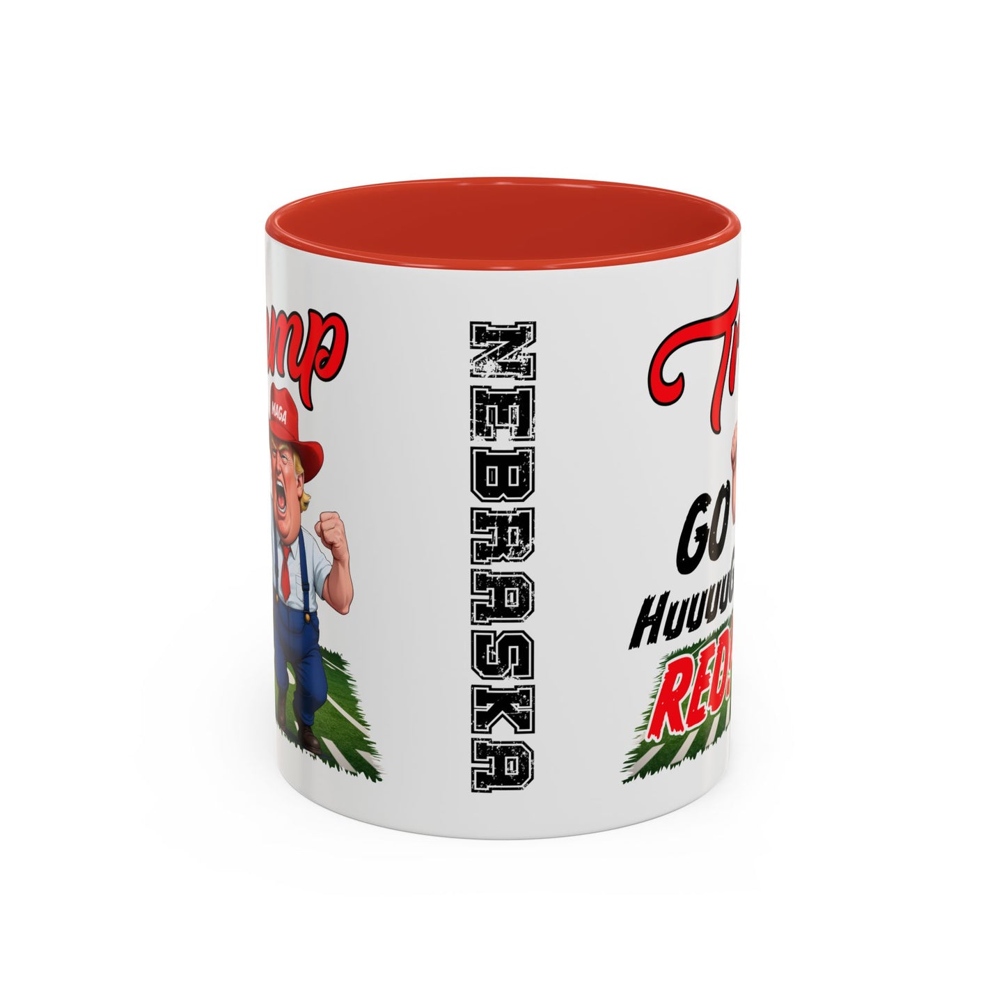 NE Go Huuuge Red Mug, 11oz