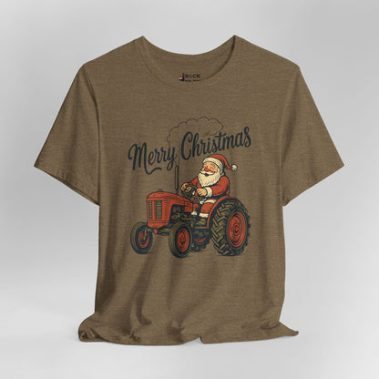 Santa's Merry Tractor Shirt